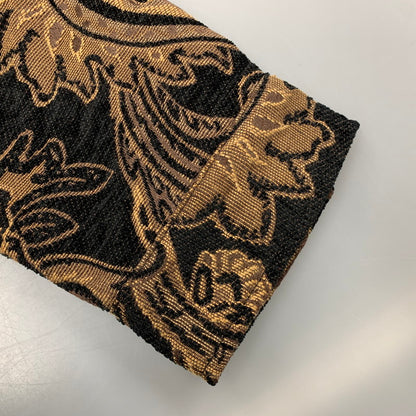 【中古品】【メンズ】 POWER TO THE PEOPLE パワートゥーザピープル PAISLEY PATTERN ZIPUP JACKET ペイズリー パターン ジップアップ ジャケット アウター 147-260425-cs-15-izu サイズ：L カラー：ブラウン×ブラック 万代Net店
