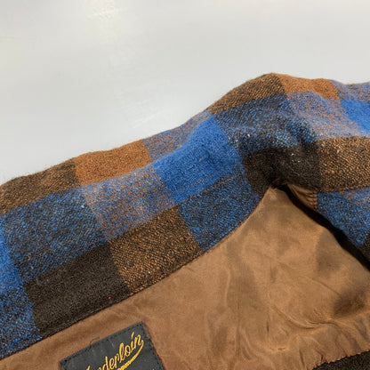 【中古品】【メンズ】 TENDERLOIN テンダーロイン T-WOOL CHECK LS SHIRT ティーウール チェック ロングスリーブ シャツ トップス 長袖 142-260424-cs-01-izu サイズ：S カラー：ブルー×ブラウン 万代Net店