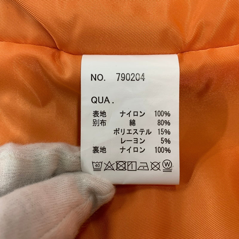 【中古品】【メンズ】 AOZORA アオゾラ 790204 デニム切替 MA-1 FLIGHT JACKET フライト ジャケット アウター 147-260424-cs-07-izu サイズ：4 カラー：カーキ×インディゴ 万代Net店