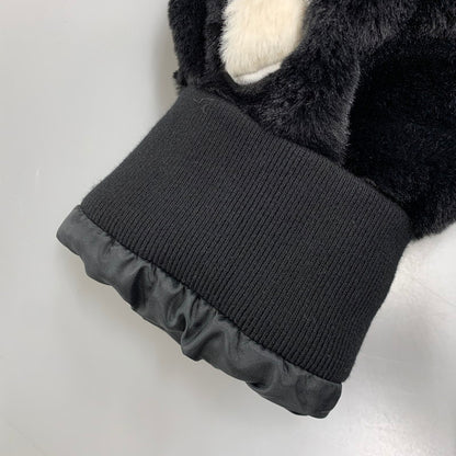 【中古品】【メンズ】 VANSON バンソン FAKE FUR BONE ZIPUP HOODIE フェイク ファー ジップアップ フーディー トップス 長袖 145-260424-cs-08-izu サイズ：L カラー：ブラック 万代Net店