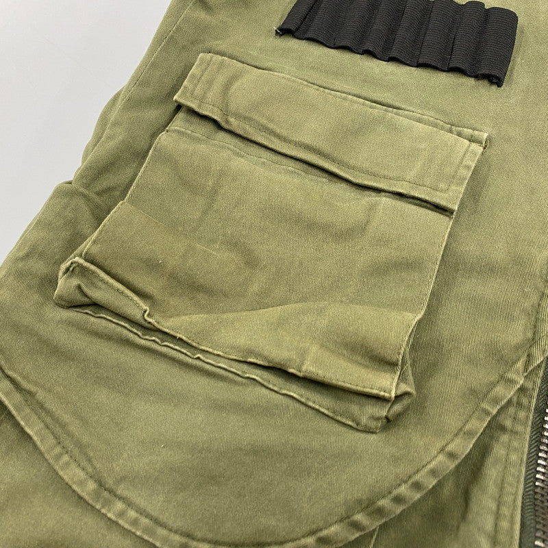 【中古品】【メンズ】 GLAM グラム × RK アールケー GB0220 CC03 CAMERAMAN OVERALL カメラマン オーバーオール 147-260425-kh-07-izu サイズ：1 カラー：カーキ 万代Net店