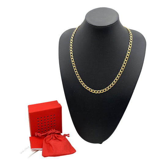 【中古品】【メンズ/レディース】 DIESEL ディーゼル STEEL TWO-TONE D LOGO PENDANT＆CHAIN NECKLACE DX1438 スチール ツートーン Dロゴ ペンダント チェーンネックレス アクセサリー 192-260426-as-01-izu カラー：ゴールド 万代Net店