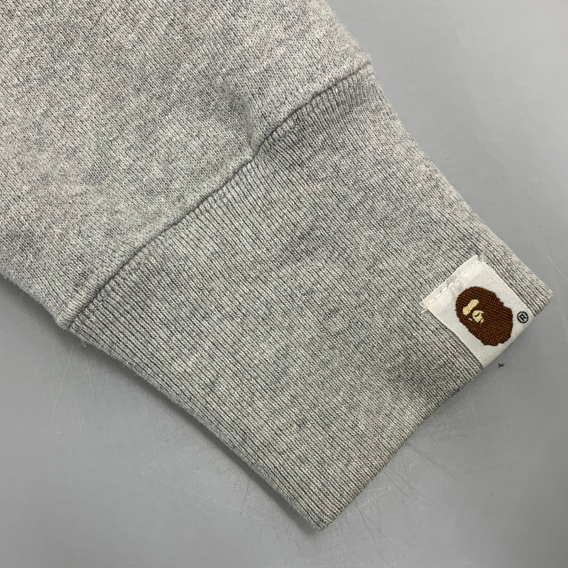 【中古品】【メンズ】 A BATHING APE アベイシングエイプ 初期タグ BAPE STAR SWEAT SHIRT ベイプ スター スウェット シャツ トップス 長袖 142-260502-cs-03-izu サイズ：XS カラー：グレー 万代Net店