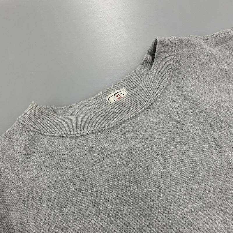 【中古品】【メンズ】 A BATHING APE アベイシングエイプ 初期タグ BAPE STAR SWEAT SHIRT ベイプ スター スウェット シャツ トップス 長袖 142-260502-cs-03-izu サイズ：XS カラー：グレー 万代Net店
