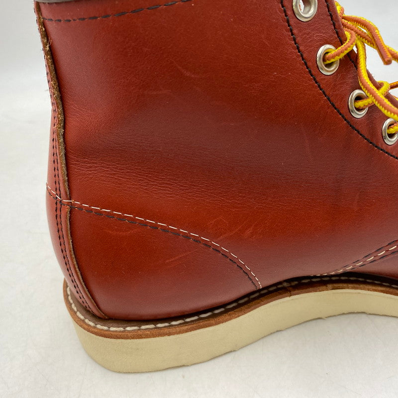 【中古美品】【メンズ】 RED WING レッドウィング 6-INCH CLASSIC MOC IRISH SETTER 8875 6インチ クラシック モック アイリッシュセッター 復刻犬タグ ブーツ 靴 164-260426-as-11-izu サイズ：26.5cm カラー：ORO RUSSET 万代Net店
