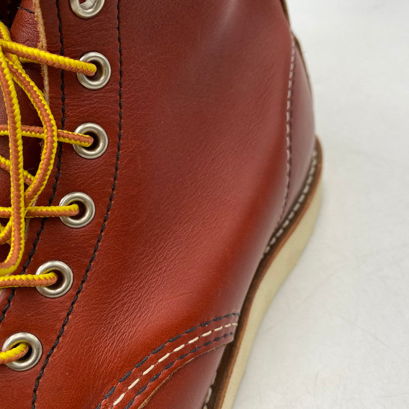 【中古美品】【メンズ】 RED WING レッドウィング 6-INCH CLASSIC MOC IRISH SETTER 8875 6インチ クラシック モック アイリッシュセッター 復刻犬タグ ブーツ 靴 164-260426-as-11-izu サイズ：26.5cm カラー：ORO RUSSET 万代Net店