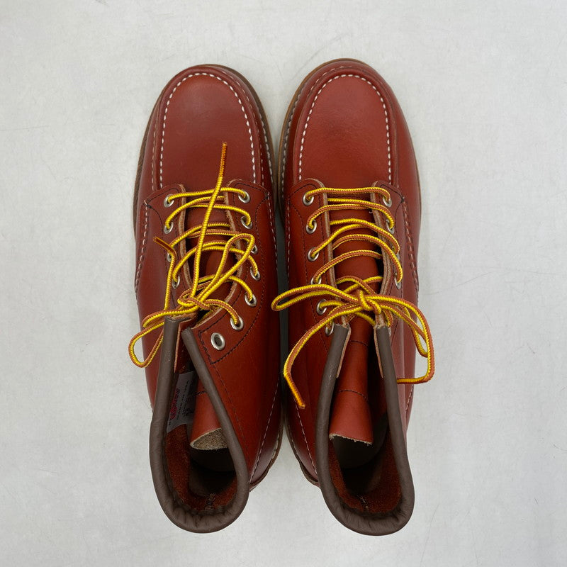 【中古美品】【メンズ】 RED WING レッドウィング 6-INCH CLASSIC MOC IRISH SETTER 8875 6インチ クラシック モック アイリッシュセッター 復刻犬タグ ブーツ 靴 164-260426-as-11-izu サイズ：26.5cm カラー：ORO RUSSET 万代Net店