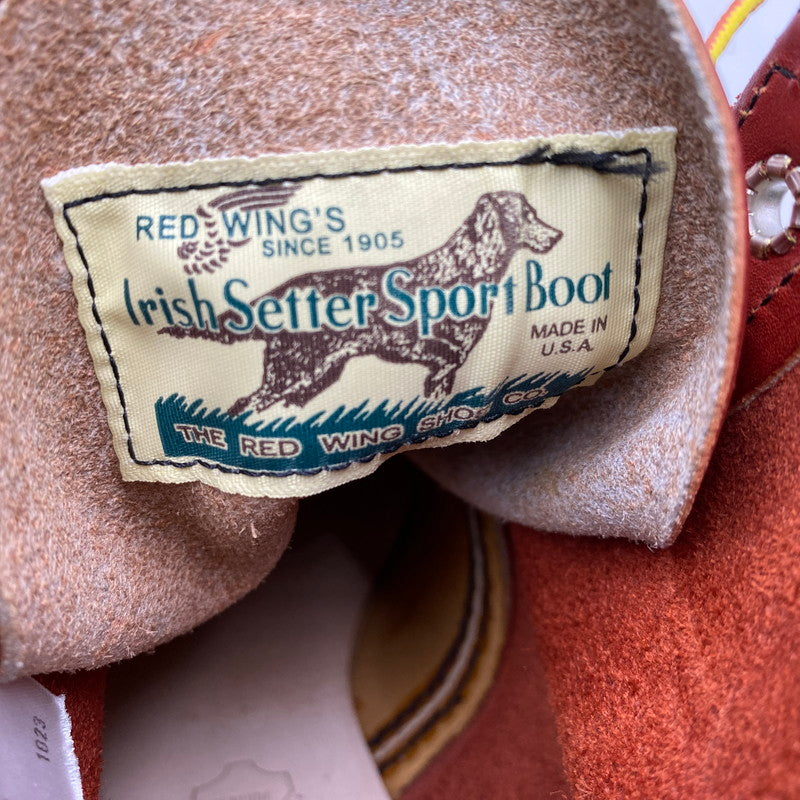 【中古美品】【メンズ】 RED WING レッドウィング 6-INCH CLASSIC MOC IRISH SETTER 8875 6インチ クラシック モック アイリッシュセッター 復刻犬タグ ブーツ 靴 164-260426-as-11-izu サイズ：26.5cm カラー：ORO RUSSET 万代Net店