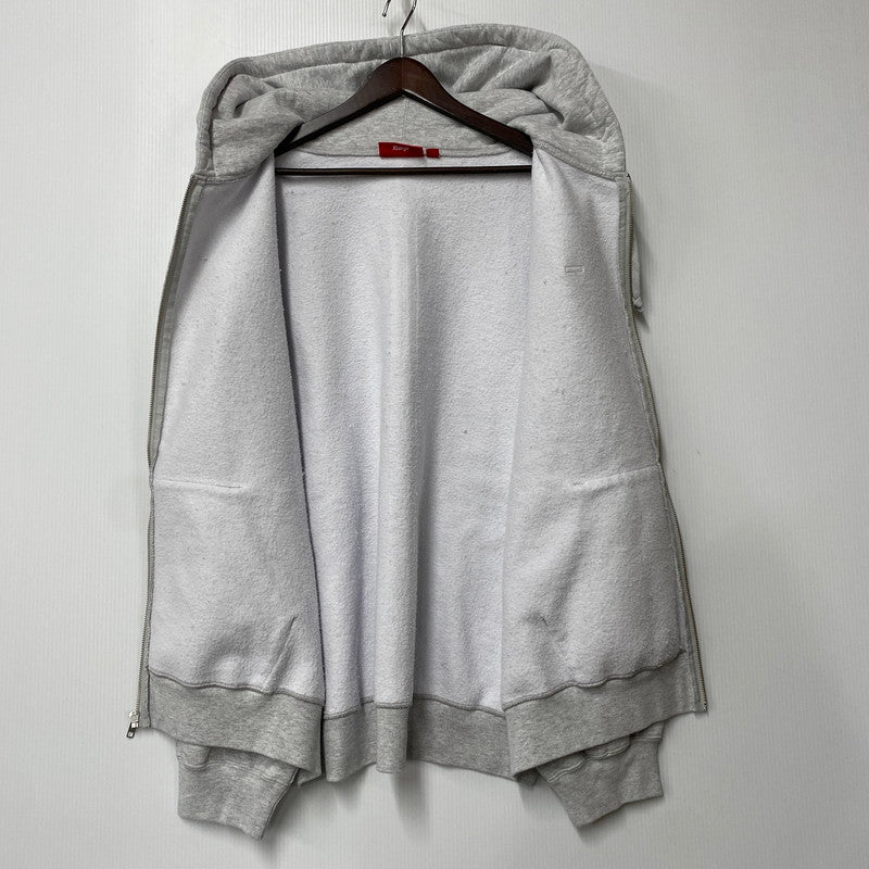 【中古品】【メンズ】 SUPREME シュプリーム SMALL BOX ZIP UP HOODED SWEATSHIRT スモール ボックス ジップアップ フーデッド スウェットシャツ パーカー トップス 149-260426-kh-01-izu サイズ：XL カラー：アッシュグレー 万代Net店
