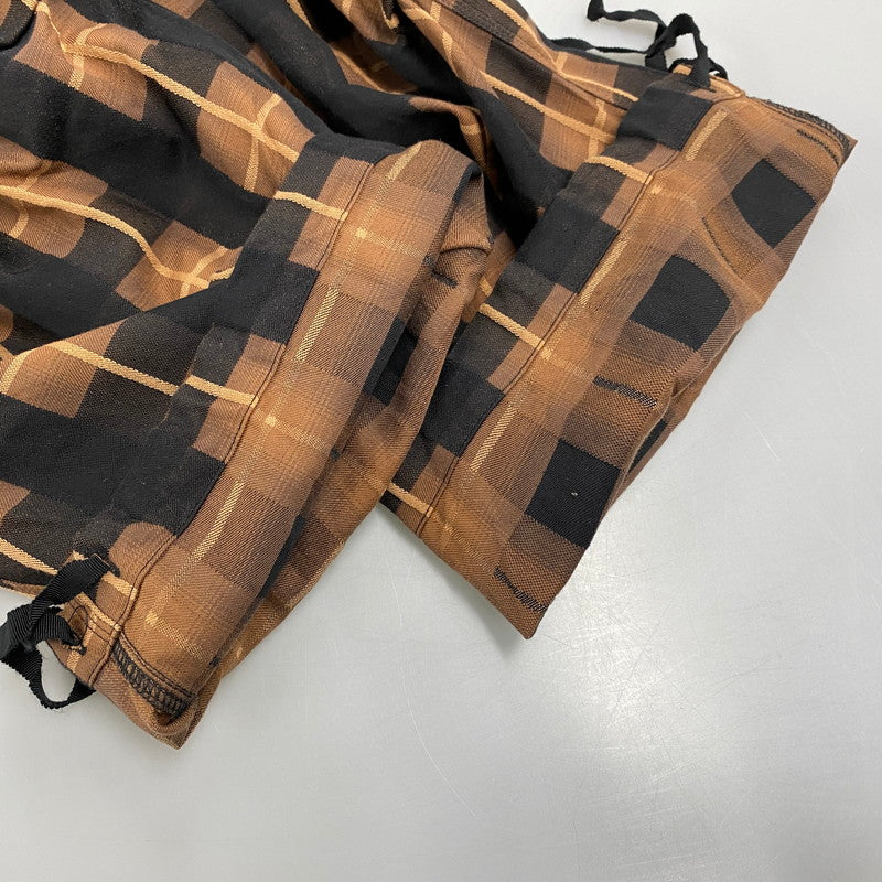 【中古品】【メンズ】 BAL バル BAL-2150 PLAID WIDE MOUNTAIN PANT プレイド ワイド マウンテン パンツ ボトムス ズボン 153-260428-cs-19-izu サイズ：1 カラー：ブラウン×ブラック 万代Net店