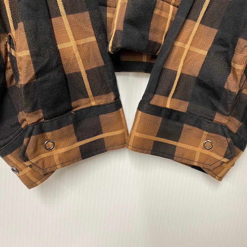 【中古品】【メンズ】 BAL バル BAL-2138 PLAID ZIP SHIRT BLOUSON プレイド ジップ シャツ ブルゾン アウター 142-260428-cs-18-izu サイズ：2 カラー：ブラウン×ブラック 万代Net店