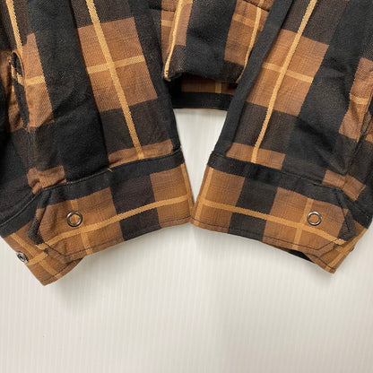 【中古品】【メンズ】 BAL バル BAL-2138 PLAID ZIP SHIRT BLOUSON プレイド ジップ シャツ ブルゾン アウター 142-260428-cs-18-izu サイズ：2 カラー：ブラウン×ブラック 万代Net店