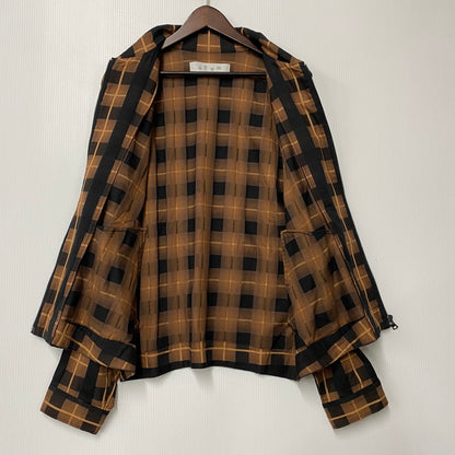 【中古品】【メンズ】 BAL バル BAL-2138 PLAID ZIP SHIRT BLOUSON プレイド ジップ シャツ ブルゾン アウター 142-260428-cs-18-izu サイズ：2 カラー：ブラウン×ブラック 万代Net店