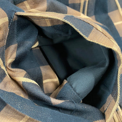 【中古品】【メンズ】 BAL バル BAL-2138 PLAID ZIP SHIRT BLOUSON プレイド ジップ シャツ ブルゾン アウター 142-260428-cs-18-izu サイズ：2 カラー：ブラウン×ブラック 万代Net店