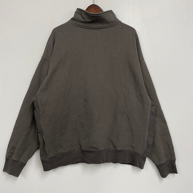 【中古品】【メンズ】 APPLEBUM アップルバム SOLID COLOR HALF ZIP SWEAT ソリッド カラー ハーフ ジップ スウェット トップス 142-260426-kh-10-izu サイズ：XL カラー：チャコール 万代Net店