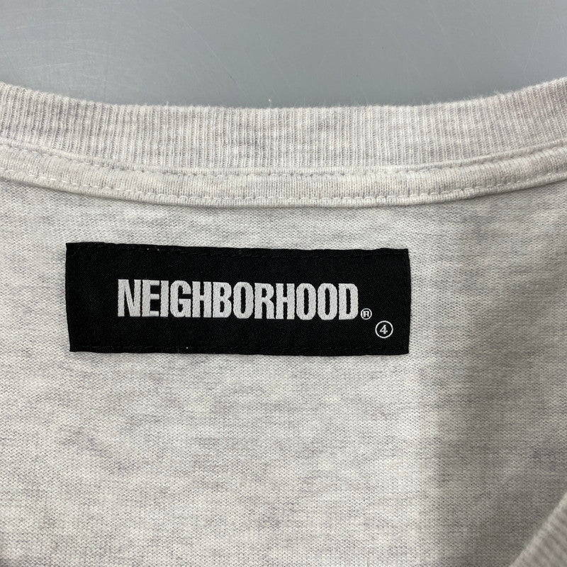 【中古品】【メンズ】 NEIGHBORHOOD ネイバーフッド 211FPNH-CSM01 CLASSIC C-CREW LS クラシック クルーネック ロングスリーブ Tシャツ トップス 142-260426-kh-11-izu サイズ：L カラー：アッシュグレー 万代Net店