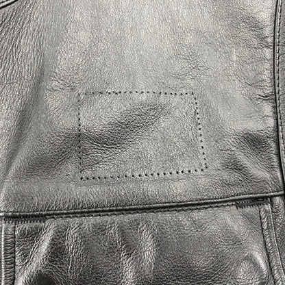 【中古品】【メンズ】 HARLEY-DAVIDSON ハーレーダビッドソン 98090-15VM FOSTER LEATHER VEST フォスター レザー ベスト トップス 146-260426-kh-06-izu サイズ：L カラー：ブラック 万代Net店