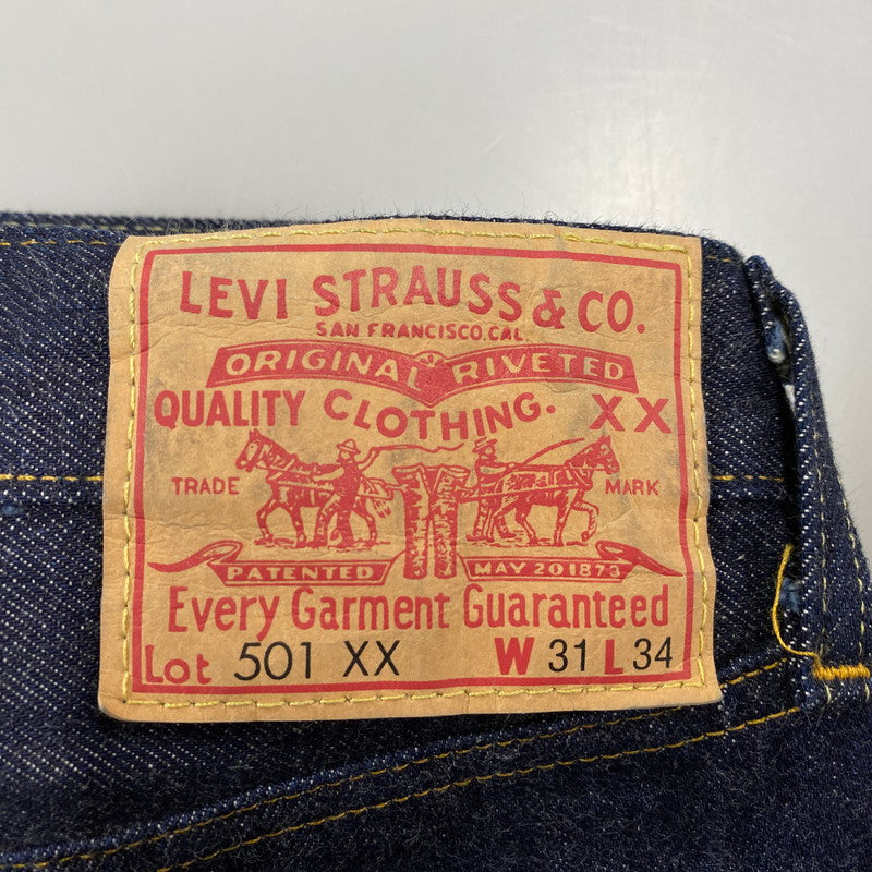 【中古品】【メンズ】 LEVI'S VINTAGE CLOTHING リーバイス ビンテージ クロージング 50155-0079 刻印3015 BIG-E 赤耳 MODEL 501XX DENIM PANTS デニム パンツ ボトムス 156-260426-kh-08-izu サイズ：31×34 カラー：インディゴ 万代Net店