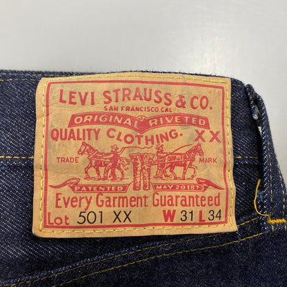 【中古品】【メンズ】 LEVI'S VINTAGE CLOTHING リーバイス ビンテージ クロージング 50155-0079 刻印3015 BIG-E 赤耳 MODEL 501XX DENIM PANTS デニム パンツ ボトムス 156-260426-kh-08-izu サイズ：31×34 カラー：インディゴ 万代Net店