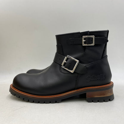 【中古品】【メンズ】 schott ショット ENGINEER BOOTS SHORT S28002 エンジニアブーツ ショート 靴 164-260426-as-12-izu サイズ：26.5cm カラー：ブラック 万代Net店