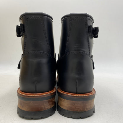 【中古品】【メンズ】 schott ショット ENGINEER BOOTS SHORT S28002 エンジニアブーツ ショート 靴 164-260426-as-12-izu サイズ：26.5cm カラー：ブラック 万代Net店