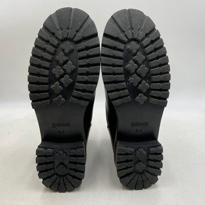 【中古品】【メンズ】 schott ショット ENGINEER BOOTS SHORT S28002 エンジニアブーツ ショート 靴 164-260426-as-12-izu サイズ：26.5cm カラー：ブラック 万代Net店
