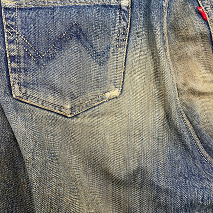 【現状渡し品】【メンズ】 EDWIN エドウィン TALON ZIP ボタン裏刻印SCOVILL DENIM PANTS タロンジップ デニム パンツ ボトムス 157-260426-kh-09-izu サイズ：36 カラー：インディゴ 万代Net店