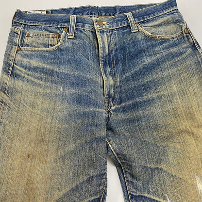 【現状渡し品】【メンズ】 EDWIN エドウィン TALON ZIP ボタン裏刻印SCOVILL DENIM PANTS タロンジップ デニム パンツ ボトムス 157-260426-kh-09-izu サイズ：36 カラー：インディゴ 万代Net店