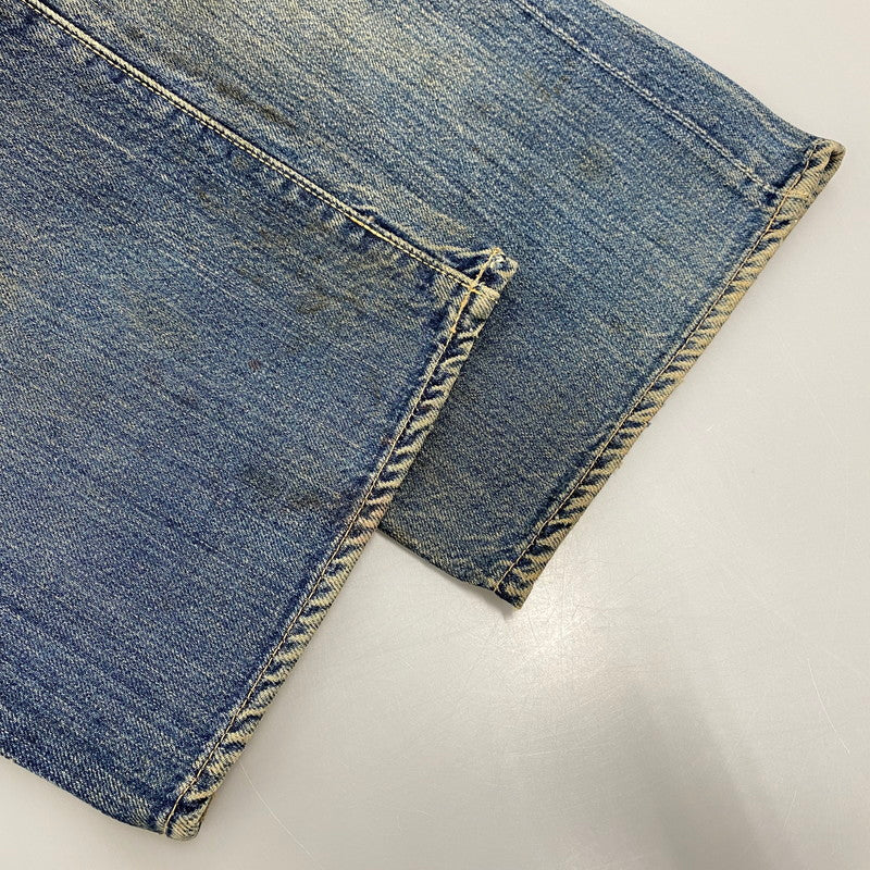 【現状渡し品】【メンズ】 EDWIN エドウィン TALON ZIP ボタン裏刻印SCOVILL DENIM PANTS タロンジップ デニム パンツ ボトムス 157-260426-kh-09-izu サイズ：36 カラー：インディゴ 万代Net店
