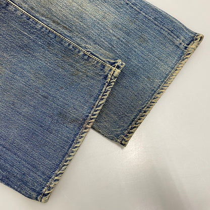 【現状渡し品】【メンズ】 EDWIN エドウィン TALON ZIP ボタン裏刻印SCOVILL DENIM PANTS タロンジップ デニム パンツ ボトムス 157-260426-kh-09-izu サイズ：36 カラー：インディゴ 万代Net店