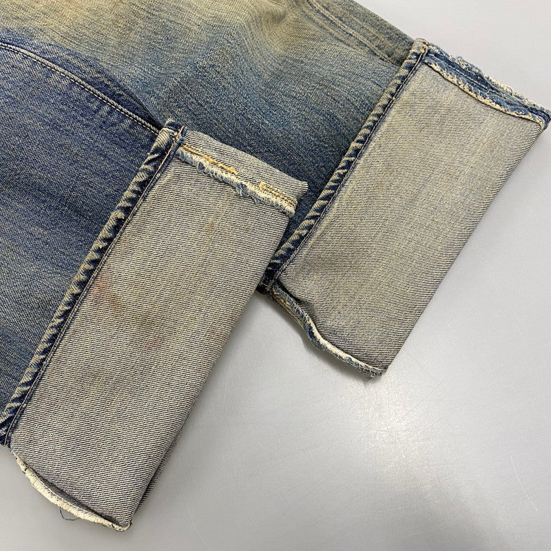 【現状渡し品】【メンズ】 EDWIN エドウィン TALON ZIP ボタン裏刻印SCOVILL DENIM PANTS タロンジップ デニム パンツ ボトムス 157-260426-kh-09-izu サイズ：36 カラー：インディゴ 万代Net店