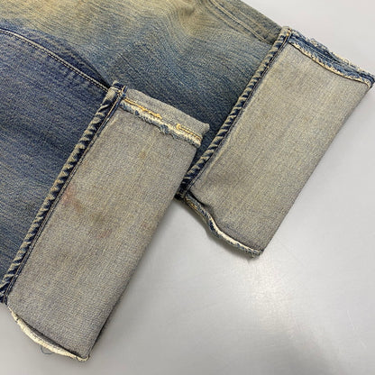 【現状渡し品】【メンズ】 EDWIN エドウィン TALON ZIP ボタン裏刻印SCOVILL DENIM PANTS タロンジップ デニム パンツ ボトムス 157-260426-kh-09-izu サイズ：36 カラー：インディゴ 万代Net店