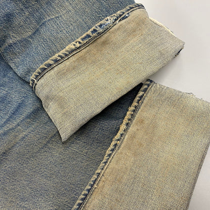 【現状渡し品】【メンズ】 EDWIN エドウィン TALON ZIP ボタン裏刻印SCOVILL DENIM PANTS タロンジップ デニム パンツ ボトムス 157-260426-kh-09-izu サイズ：36 カラー：インディゴ 万代Net店