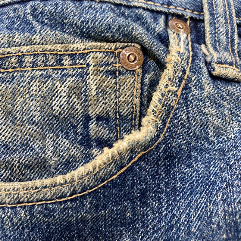 【現状渡し品】【メンズ】 EDWIN エドウィン TALON ZIP ボタン裏刻印SCOVILL DENIM PANTS タロンジップ デニム パンツ ボトムス 157-260426-kh-09-izu サイズ：36 カラー：インディゴ 万代Net店