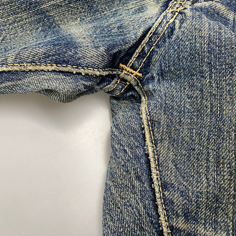 【現状渡し品】【メンズ】 EDWIN エドウィン TALON ZIP ボタン裏刻印SCOVILL DENIM PANTS タロンジップ デニム パンツ ボトムス 157-260426-kh-09-izu サイズ：36 カラー：インディゴ 万代Net店