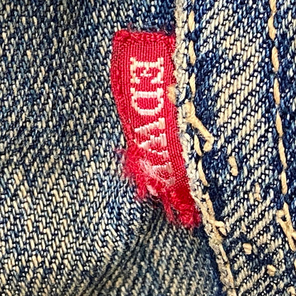 【現状渡し品】【メンズ】 EDWIN エドウィン TALON ZIP ボタン裏刻印SCOVILL DENIM PANTS タロンジップ デニム パンツ ボトムス 157-260426-kh-09-izu サイズ：36 カラー：インディゴ 万代Net店