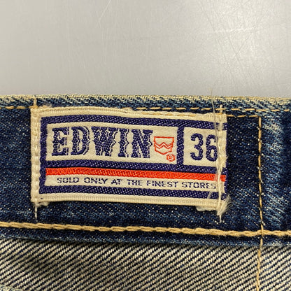 【現状渡し品】【メンズ】 EDWIN エドウィン TALON ZIP ボタン裏刻印SCOVILL DENIM PANTS タロンジップ デニム パンツ ボトムス 157-260426-kh-09-izu サイズ：36 カラー：インディゴ 万代Net店