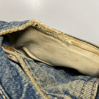 【現状渡し品】【メンズ】 EDWIN エドウィン TALON ZIP ボタン裏刻印SCOVILL DENIM PANTS タロンジップ デニム パンツ ボトムス 157-260426-kh-09-izu サイズ：36 カラー：インディゴ 万代Net店