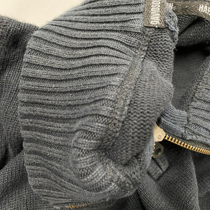 【中古品】【メンズ】 HARLEY-DAVIDSON ハーレーダビッドソン HALF ZIP KNIT SWEATER ハーフジップ ニット セーター トップス 146-260426-kh-13-izu サイズ：L カラー：ブラック 万代Net店