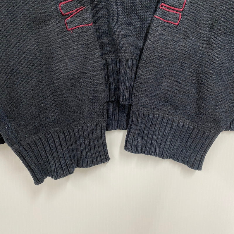 【中古品】【メンズ】 HARLEY-DAVIDSON ハーレーダビッドソン HALF ZIP KNIT SWEATER ハーフジップ ニット セーター トップス 146-260426-kh-13-izu サイズ：L カラー：ブラック 万代Net店