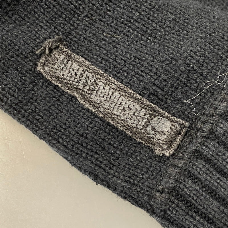 【中古品】【メンズ】 HARLEY-DAVIDSON ハーレーダビッドソン HALF ZIP KNIT SWEATER ハーフジップ ニット セーター トップス 146-260426-kh-13-izu サイズ：L カラー：ブラック 万代Net店
