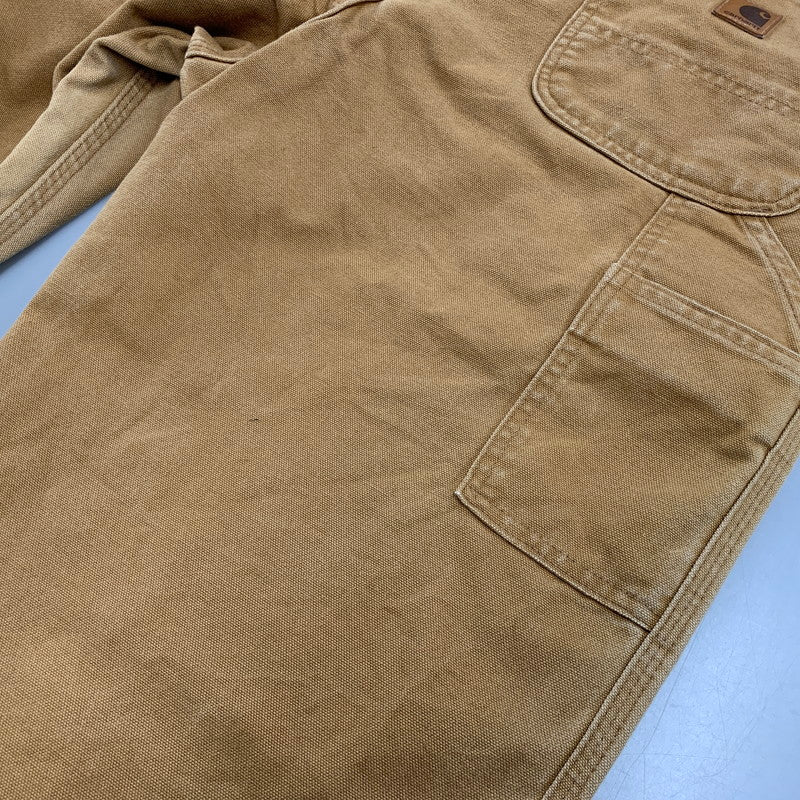 【中古品】【メンズ】 CARHARTT カーハート B11 BRN ニカラグア製 WASHED DUCK WORK PANTS ウォッシュド ダック ワークパンツ ボトムス 157-260429-kh-17-izu サイズ：38×34 カラー：ブラウン 万代Net店