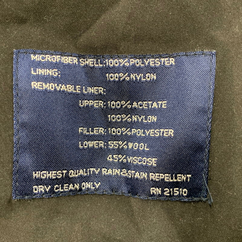 【現状渡し品】【メンズ】 RALPH LAUREN ラルフローレン QUILTING LINER TRENCH COAT キルティングライナートレンチコート アウター 146-260427-ya-01-izu サイズ：40R カラー：BLACK 万代Net店