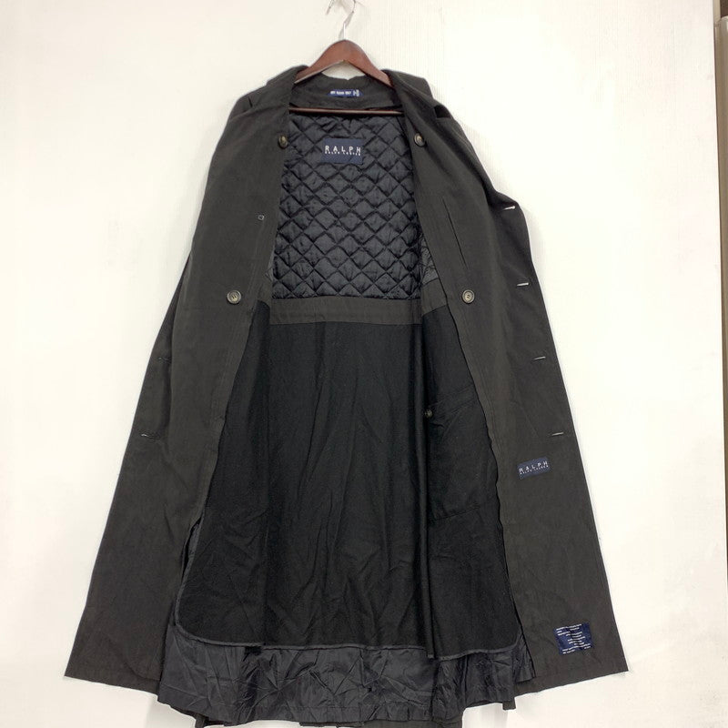 【現状渡し品】【メンズ】 RALPH LAUREN ラルフローレン QUILTING LINER TRENCH COAT キルティングライナートレンチコート アウター 146-260427-ya-01-izu サイズ：40R カラー：BLACK 万代Net店