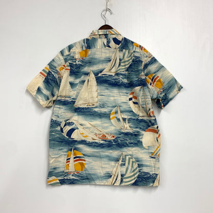 【中古品】【メンズ】 POLO by RALPH LAUREN ポロバイラルフローレン CLASSIC FIT クラシック フィット COTTON ALOHA SHIRT コットン アロハ シャツ トップス 半袖 146-260427-ya-03-izu サイズ：L カラー：マルチ 万代Net店