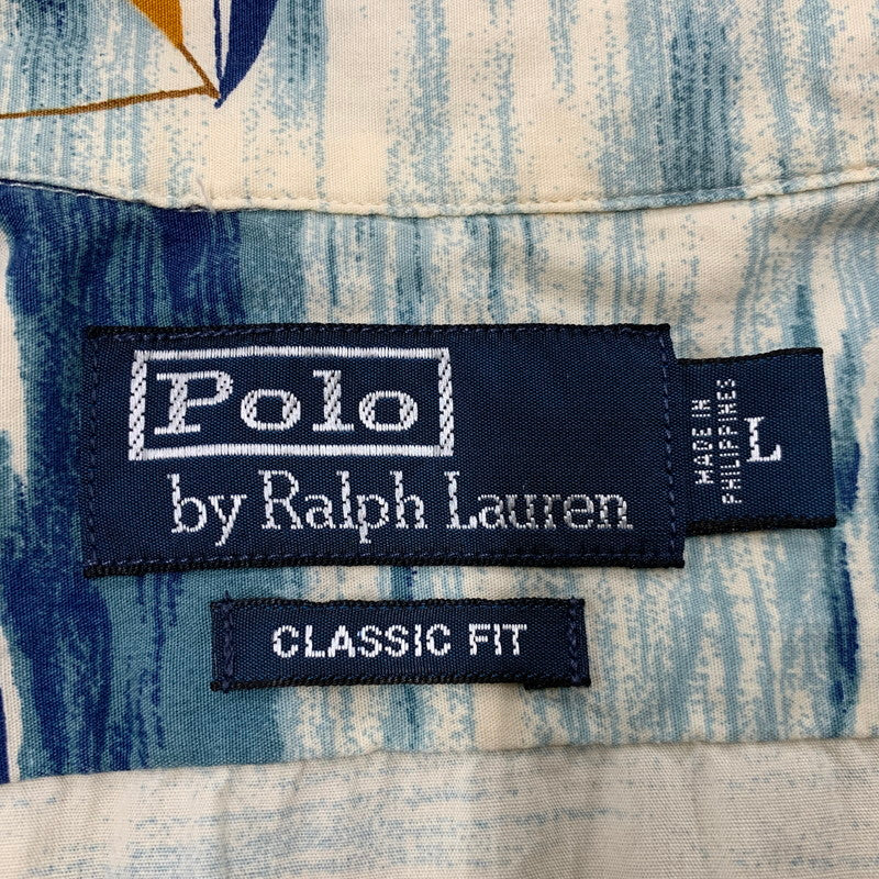 【中古品】【メンズ】 POLO by RALPH LAUREN ポロバイラルフローレン CLASSIC FIT クラシック フィット COTTON ALOHA SHIRT コットン アロハ シャツ トップス 半袖 146-260427-ya-03-izu サイズ：L カラー：マルチ 万代Net店