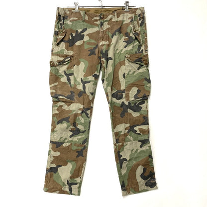【現状渡し品】【メンズ】 POLO RALPH LAUREN ポロ・ラルフローレン CANADA ARMY TYPE CARGO PANTS RL-067 31785 MIL-J-4883A カーゴパンツ ズボン ボトムス 158-260427-ay-13-izu サイズ：38/32 カラー：マルチ 万代Net店