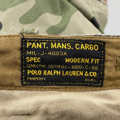 【現状渡し品】【メンズ】 POLO RALPH LAUREN ポロ・ラルフローレン CANADA ARMY TYPE CARGO PANTS RL-067 31785 MIL-J-4883A カーゴパンツ ズボン ボトムス 158-260427-ay-13-izu サイズ：38/32 カラー：マルチ 万代Net店
