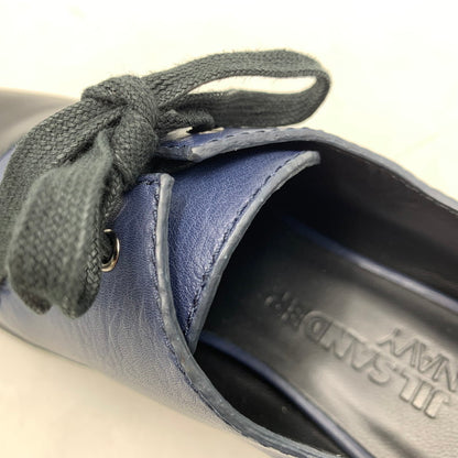 【中古品】【レディース】 JIL SANDER NAVY ジルサンダーネイビー JN22025 DRESS SHOES ドレス シューズ 靴 167-260429-cs-15-izu サイズ：35 1/2 カラー：ブラック×ネイビー 万代Net店