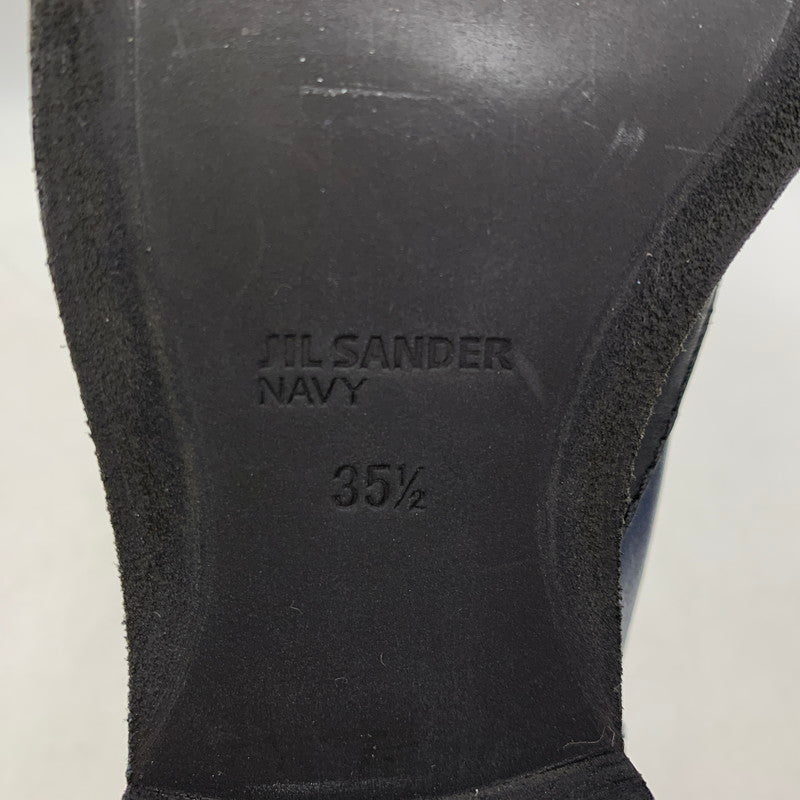 【中古品】【レディース】 JIL SANDER NAVY ジルサンダーネイビー JN22025 DRESS SHOES ドレス シューズ 靴 167-260429-cs-15-izu サイズ：35 1/2 カラー：ブラック×ネイビー 万代Net店